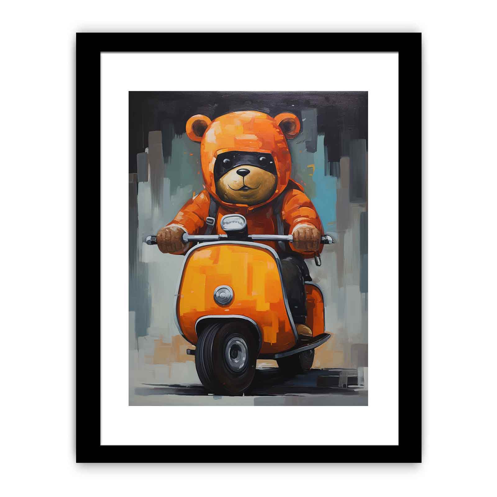 Bear on Scooter