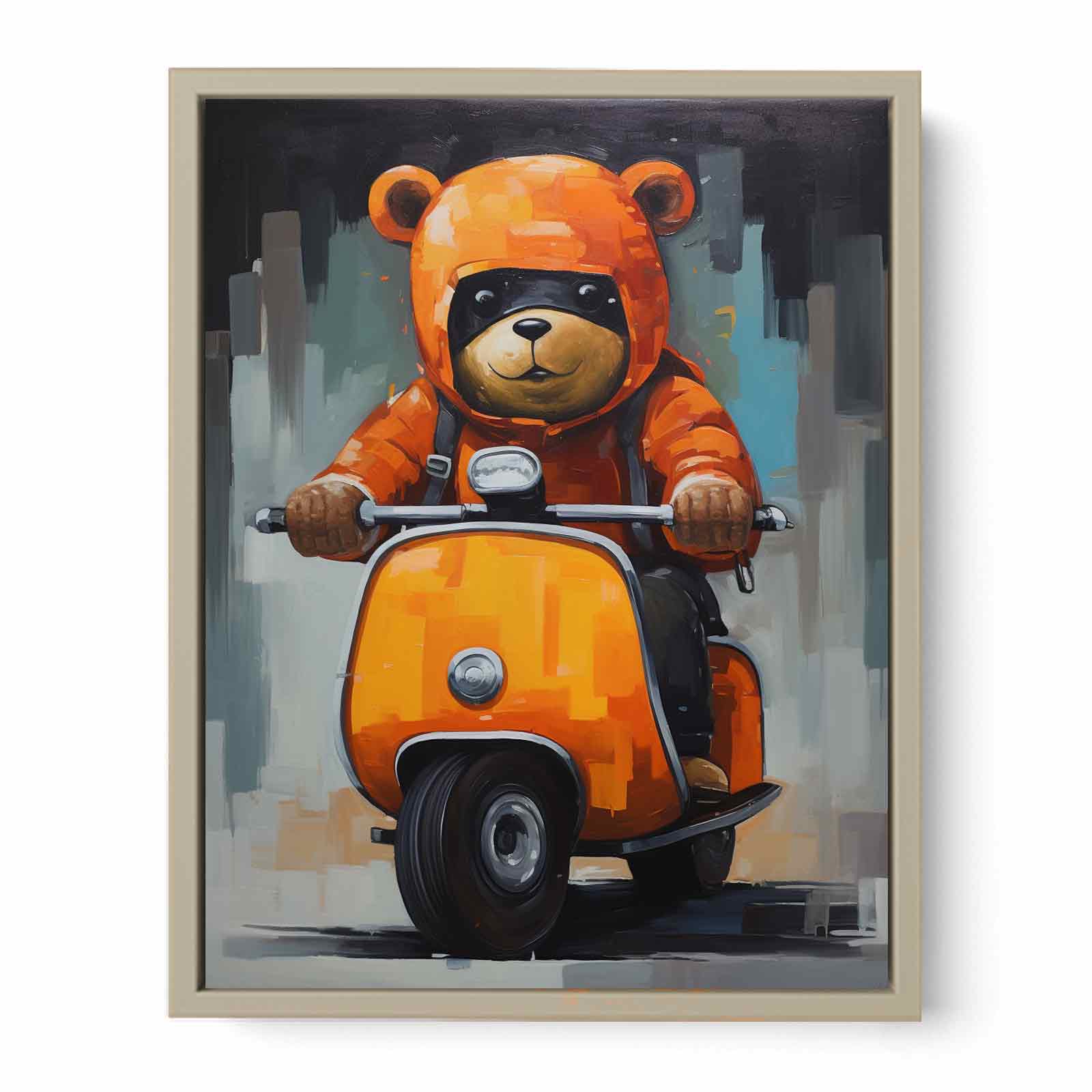 Bear on Scooter