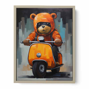 Bear on Scooter