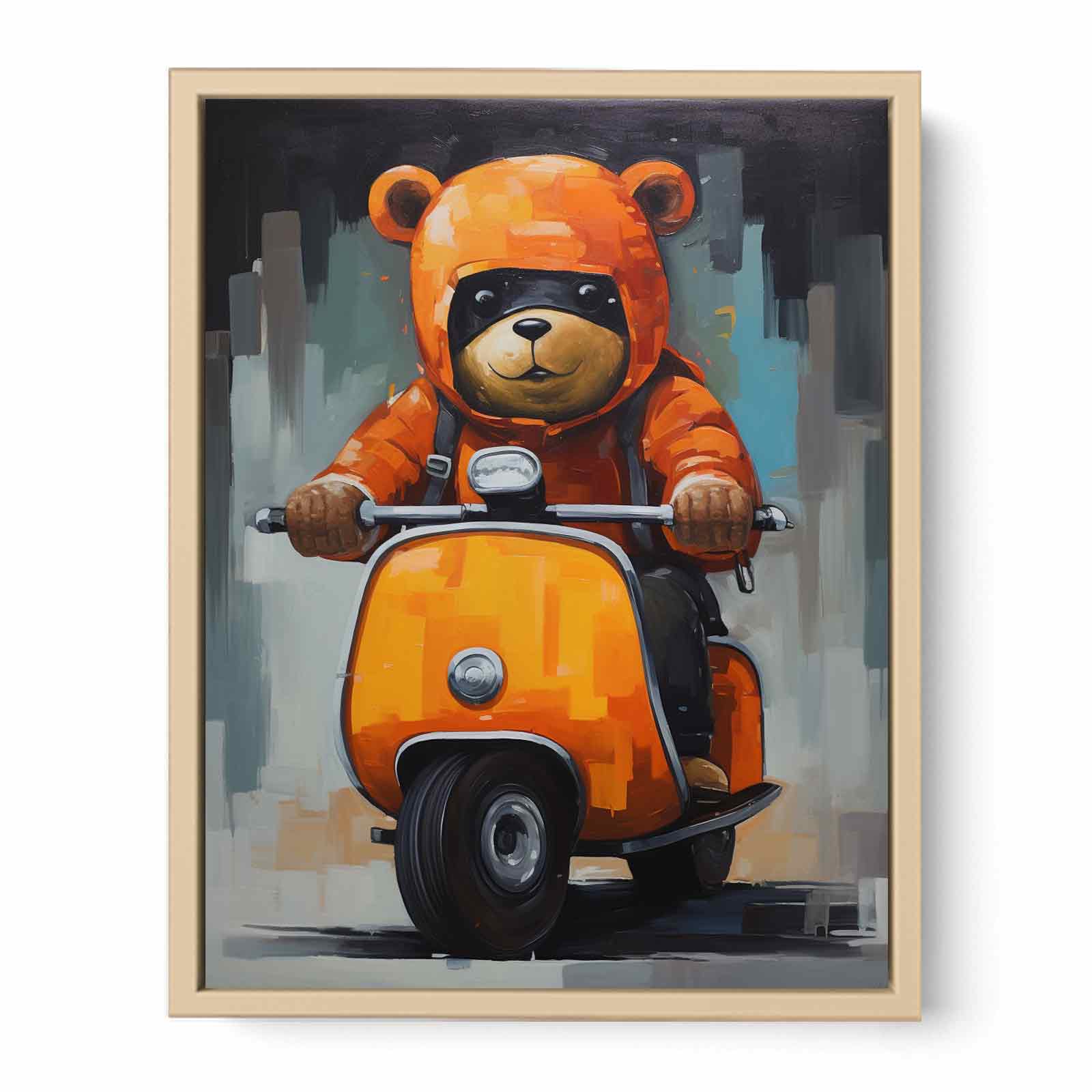 Bear on Scooter