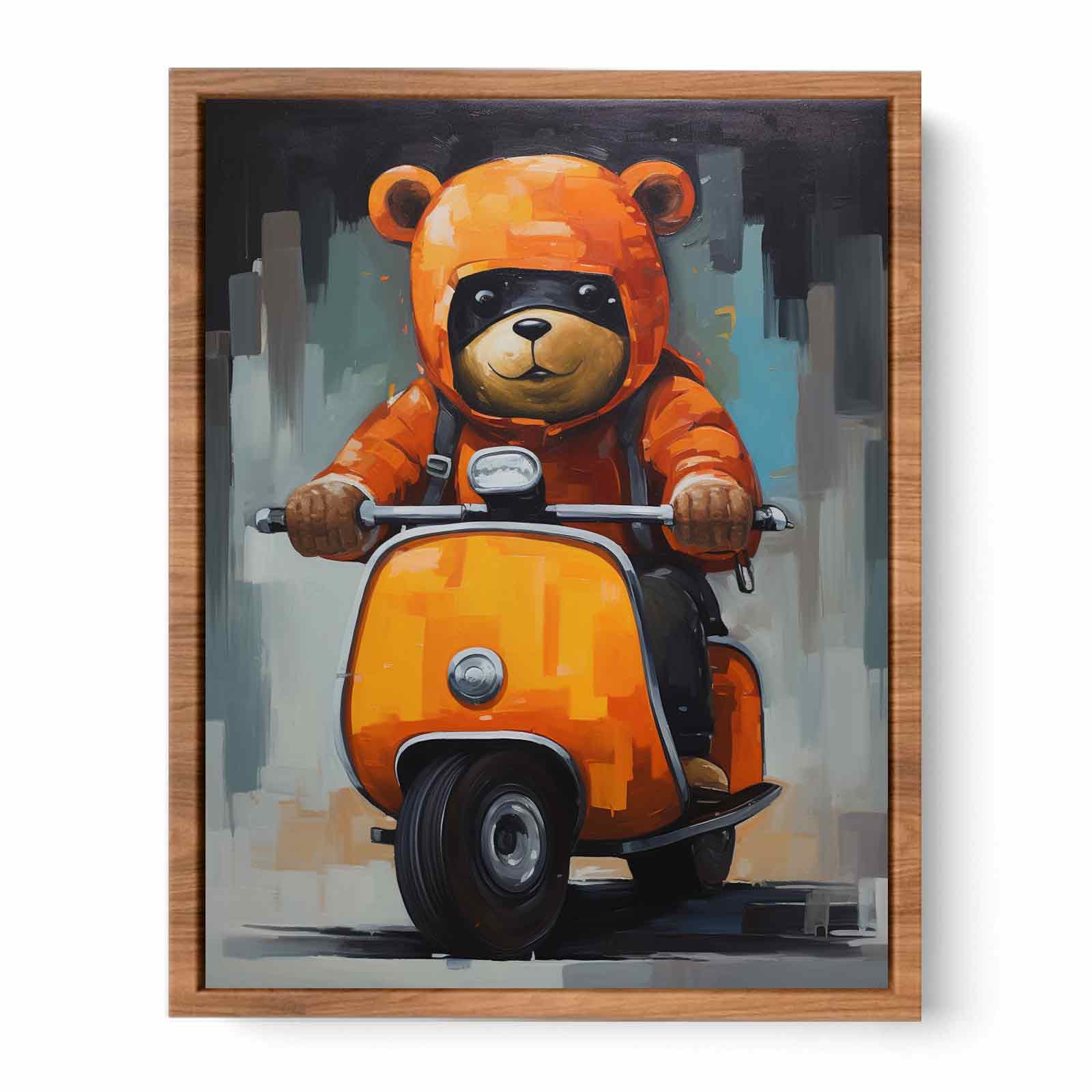Bear on Scooter