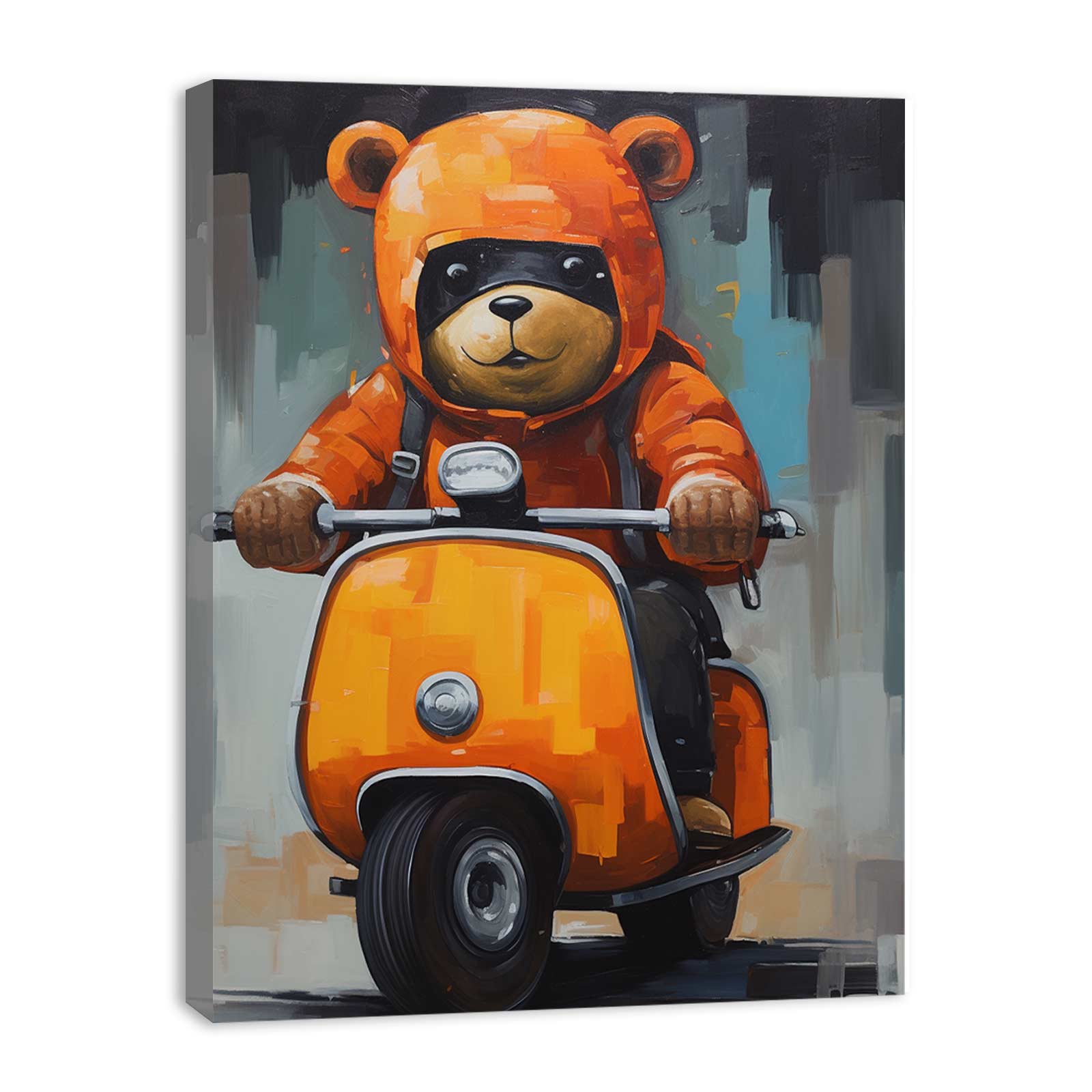 Bear on Scooter