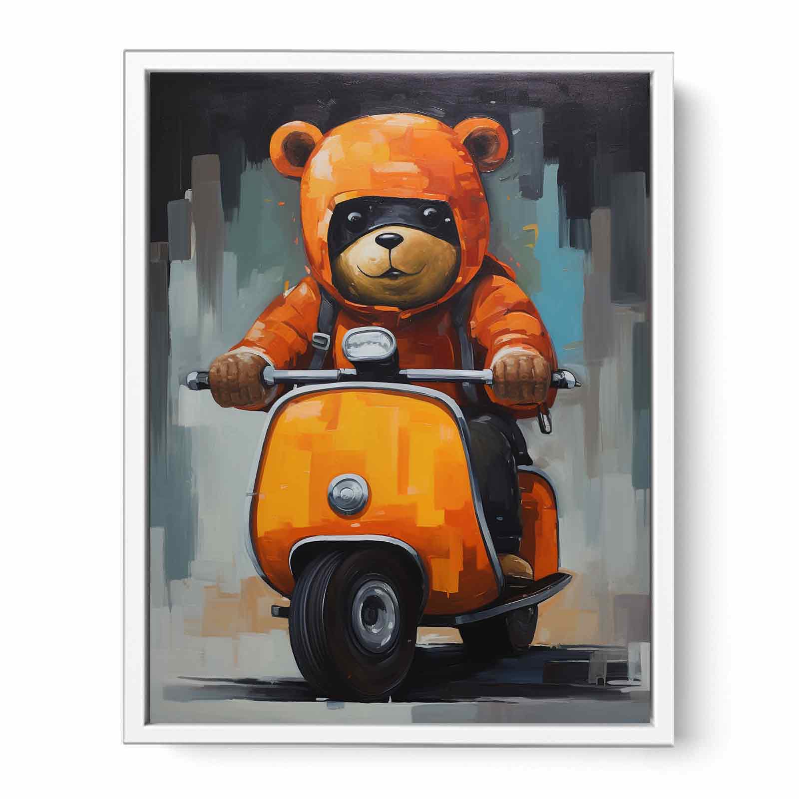 Bear on Scooter
