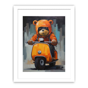Bear on Scooter