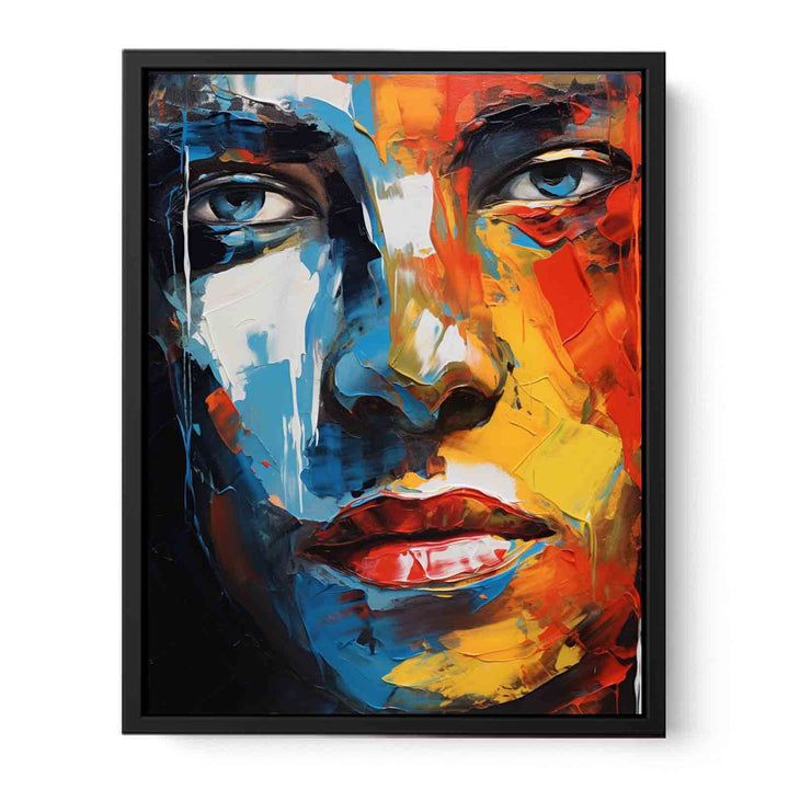Man Face Modern Art Painting