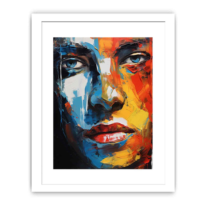 Man Face Modern Art Painting