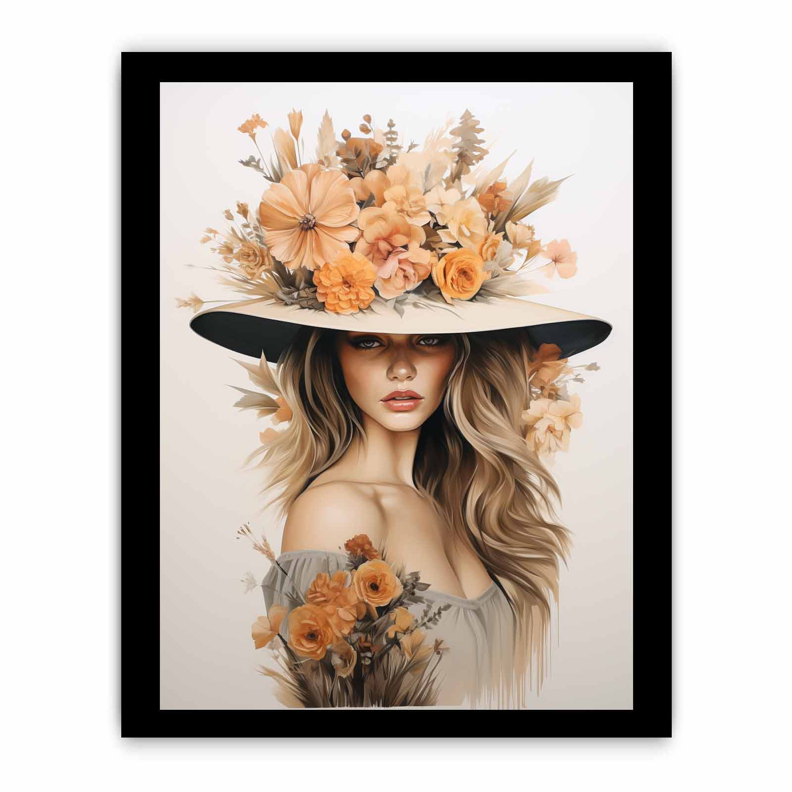 Girl Flower Cap