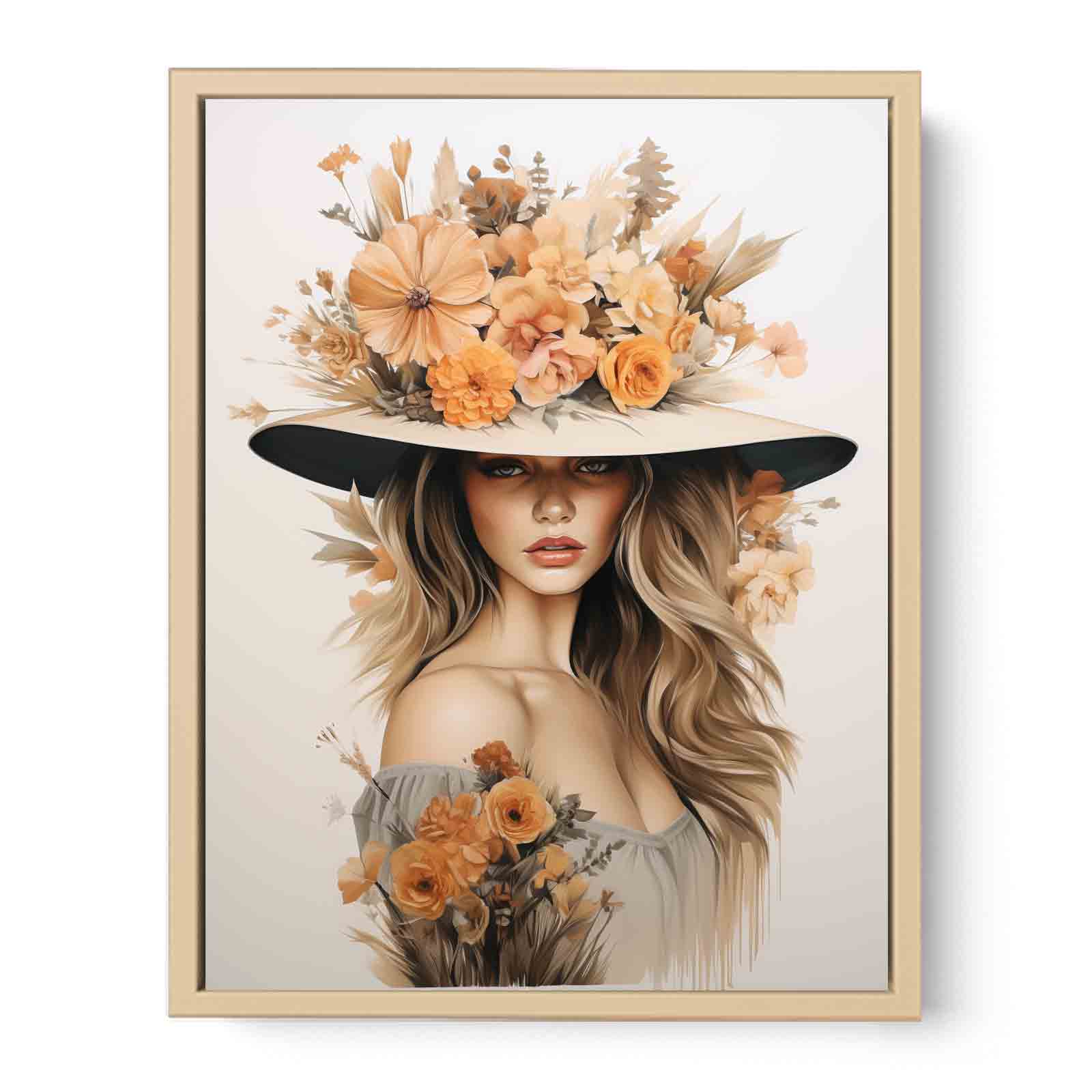 Girl Flower Cap