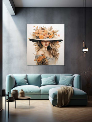 Girl Flower Cap