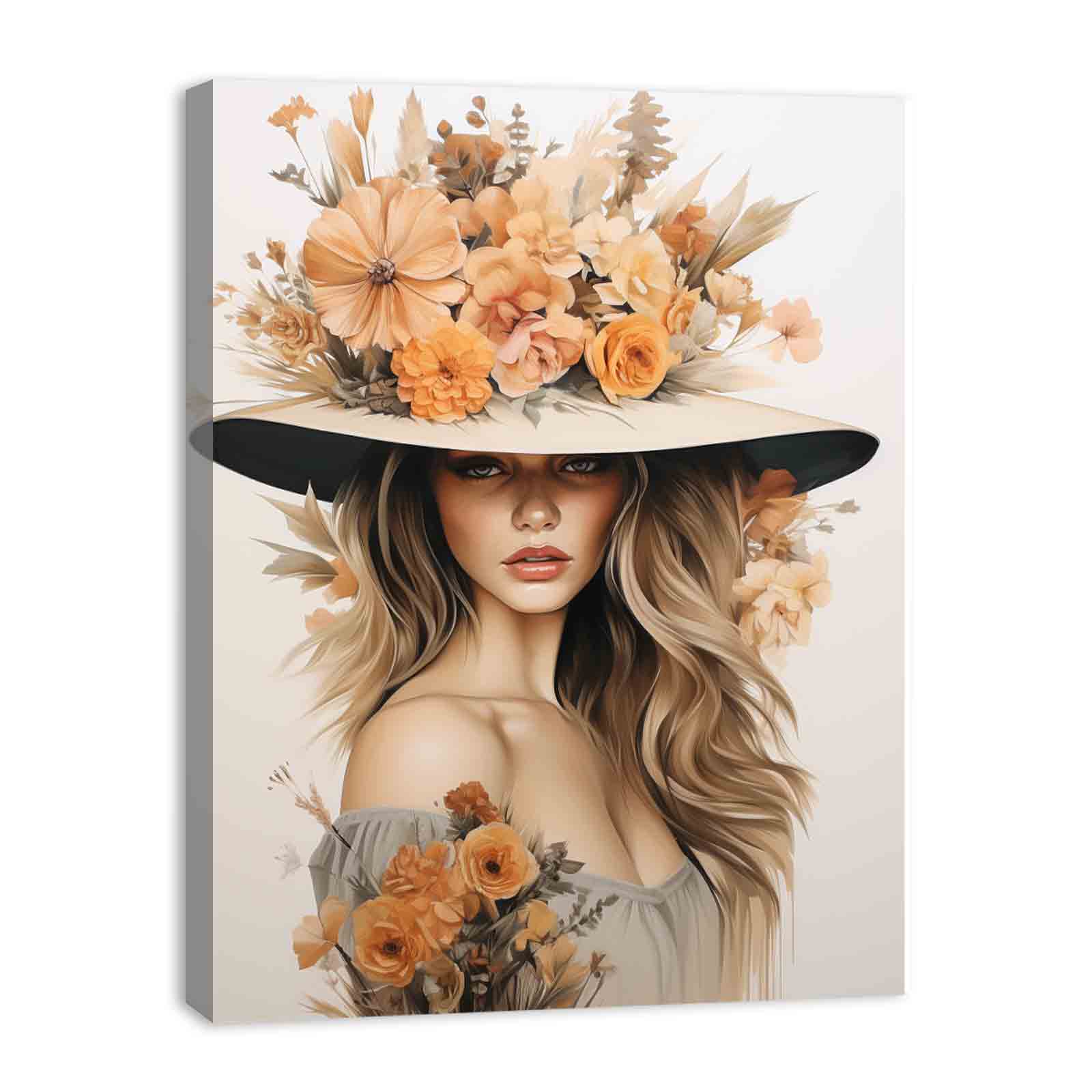 Girl Flower Cap