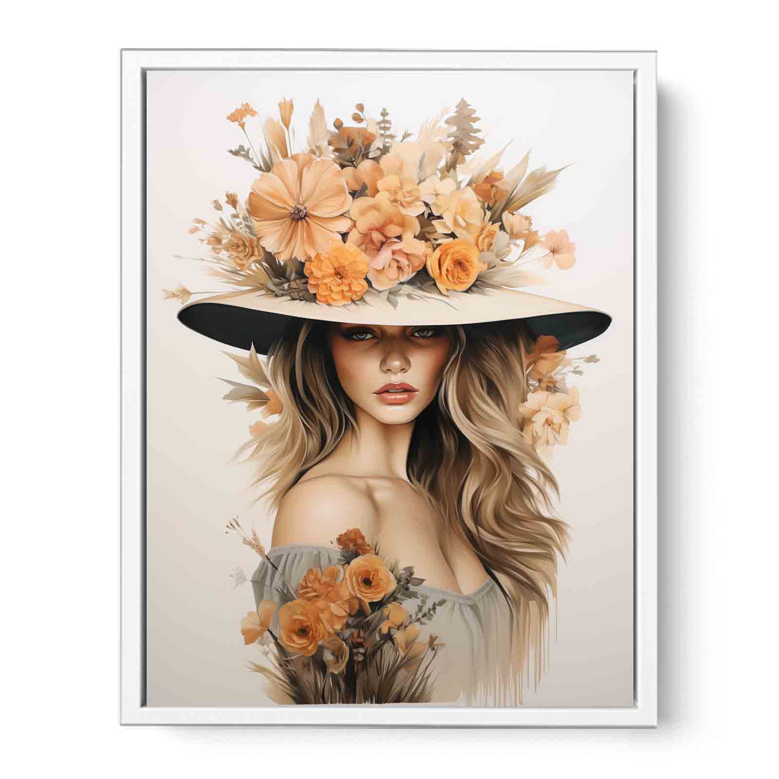 Girl Flower Cap