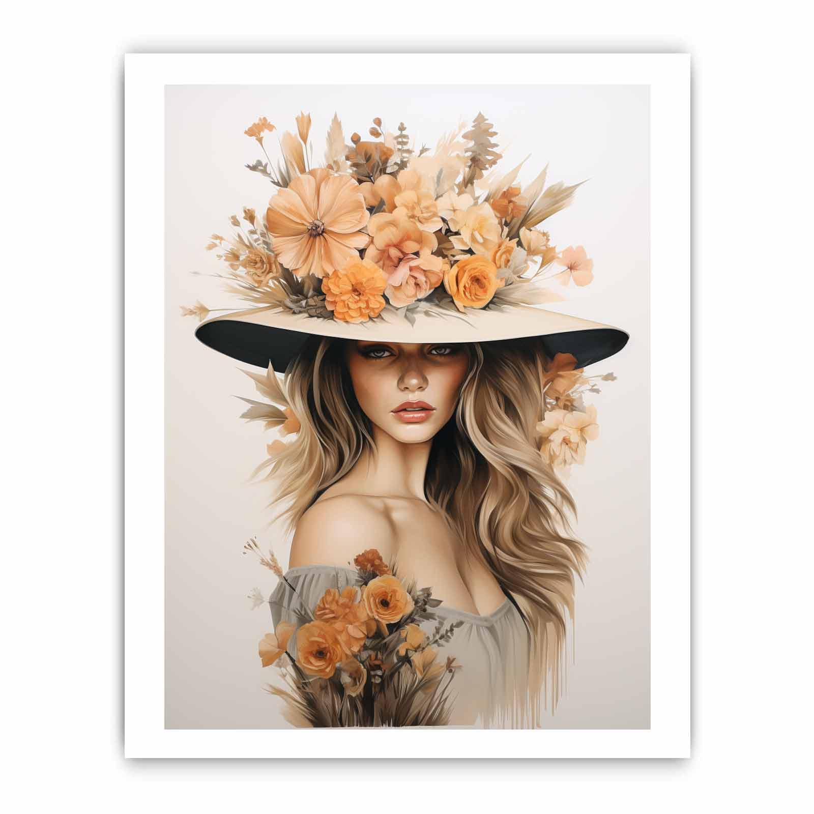 Girl Flower Cap