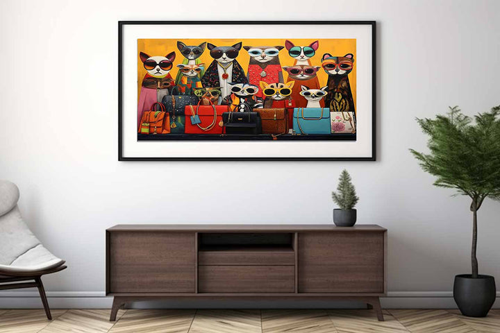 Animal Purse Modern Art Painting  