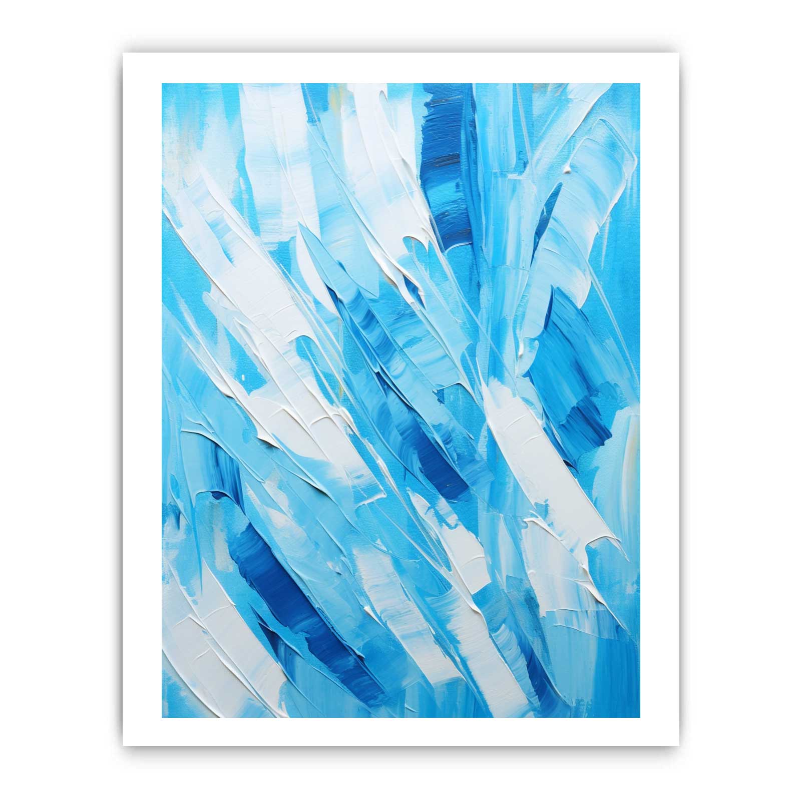 Abstract Blue Palette  art Painting