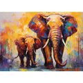 Elephant Modern Art Painting
