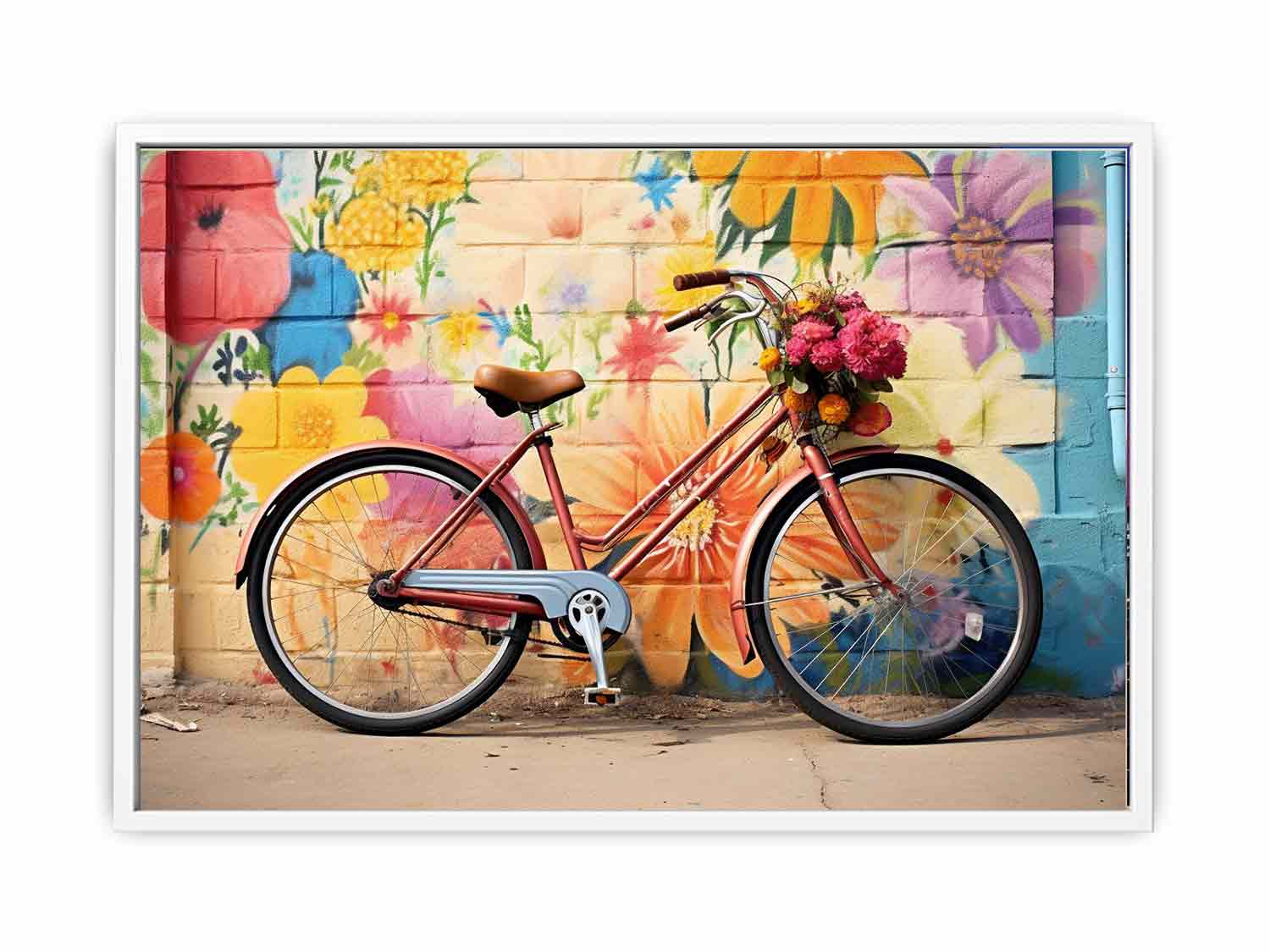 Modern Bicycle Art Painting