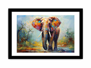 Modern art Elephant Teeth Painting
