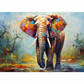 Modern art Elephant Teeth Painting