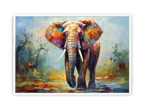 Modern art Elephant Teeth Painting