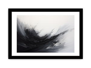 Abstract Black Grey  Painting