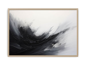 Abstract Black Grey  Painting