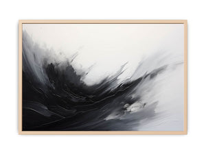 Abstract Black Grey  Painting