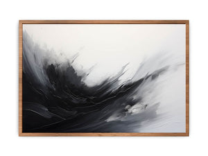 Abstract Black Grey  Painting