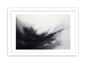 Abstract Black Grey  Painting