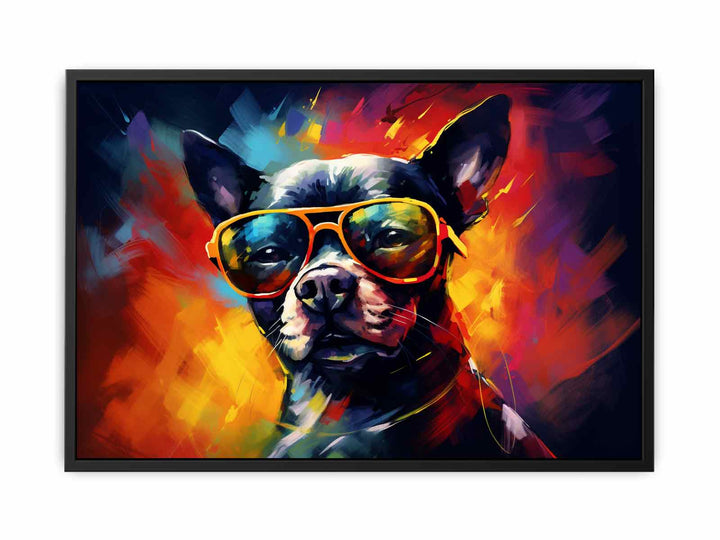 Modern art Dog Painting  