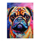 Pug Dog Modern Art Painting artwork preview