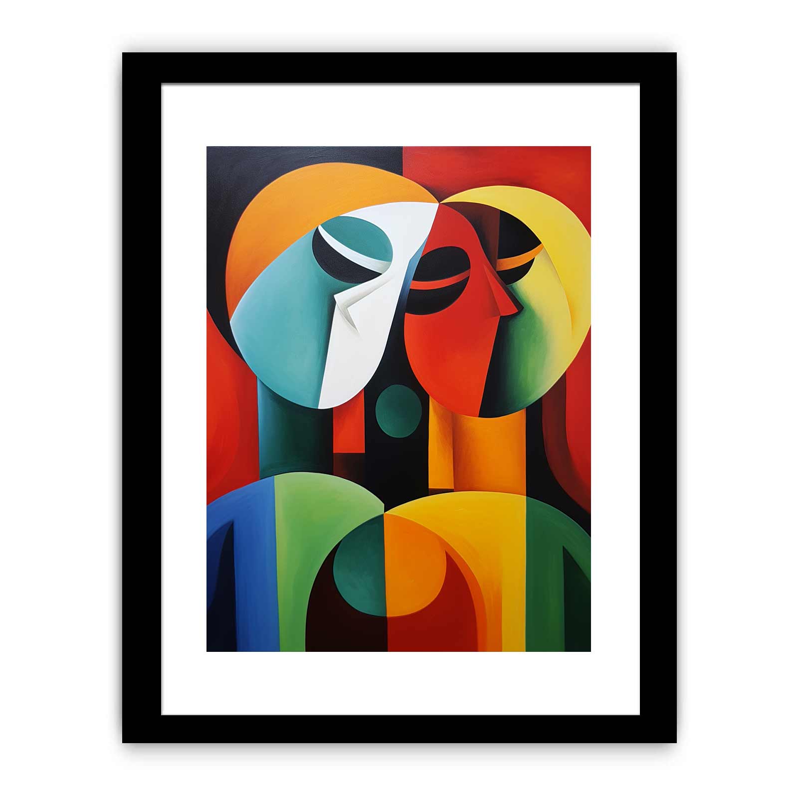 Modern art Three Ladies Painting