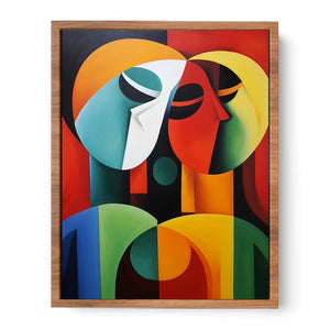 Modern art Three Ladies Painting