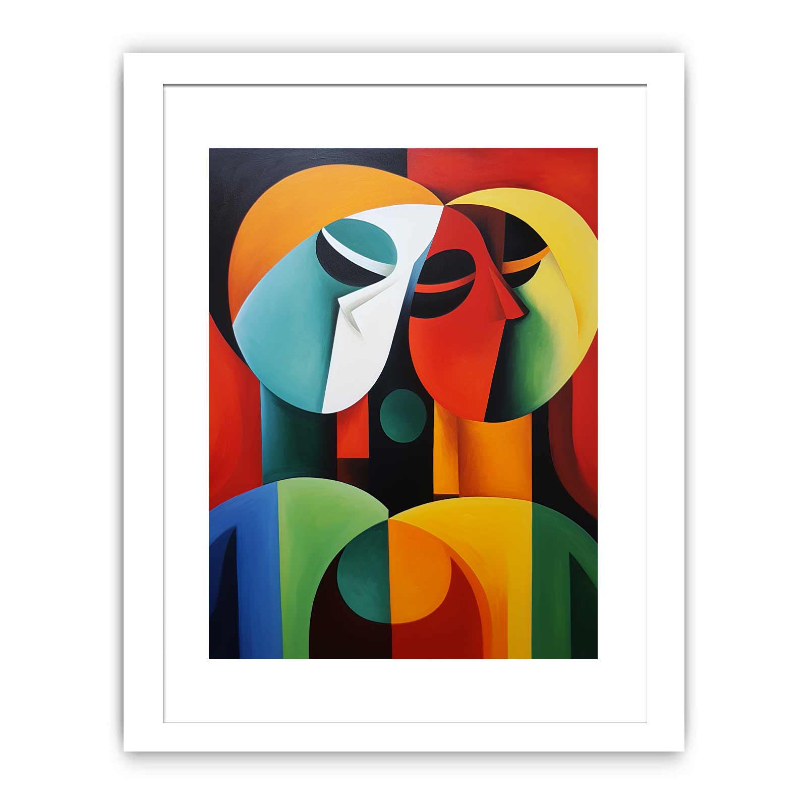 Modern art Three Ladies Painting