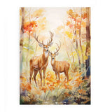 Two Deer Modern Art Painting artwork preview