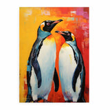 Two Penguin Modern Art Painting artwork preview