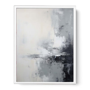 Abstract Grey Painting