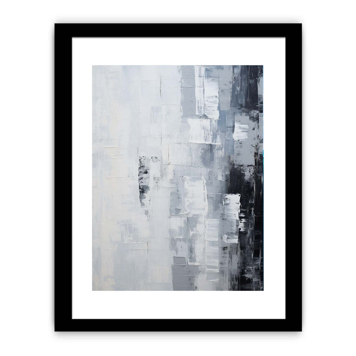 Abstract Knife Grey Art Painting