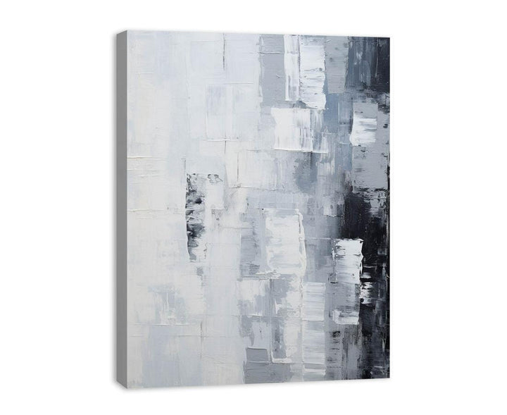 Abstract Knife Grey Art Painting