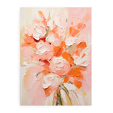 Peach Abstract  Roses  Painting artwork preview