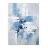 Abstract Grey Blue Painting artwork preview