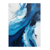 Blue Black Abstract Painting artwork preview