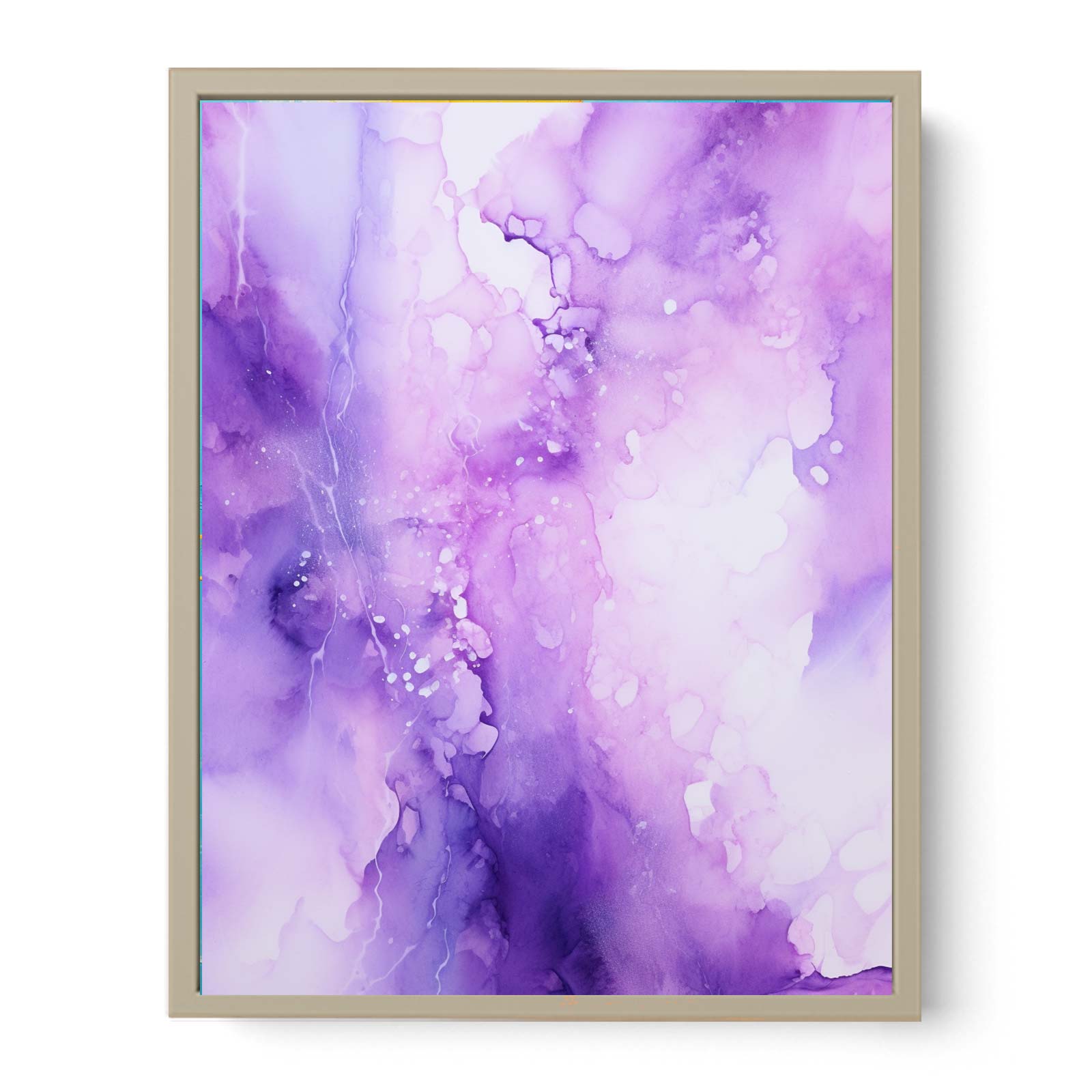 Purple Abstract Painting
