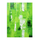 Abstract Green Knife Art Painting artwork preview