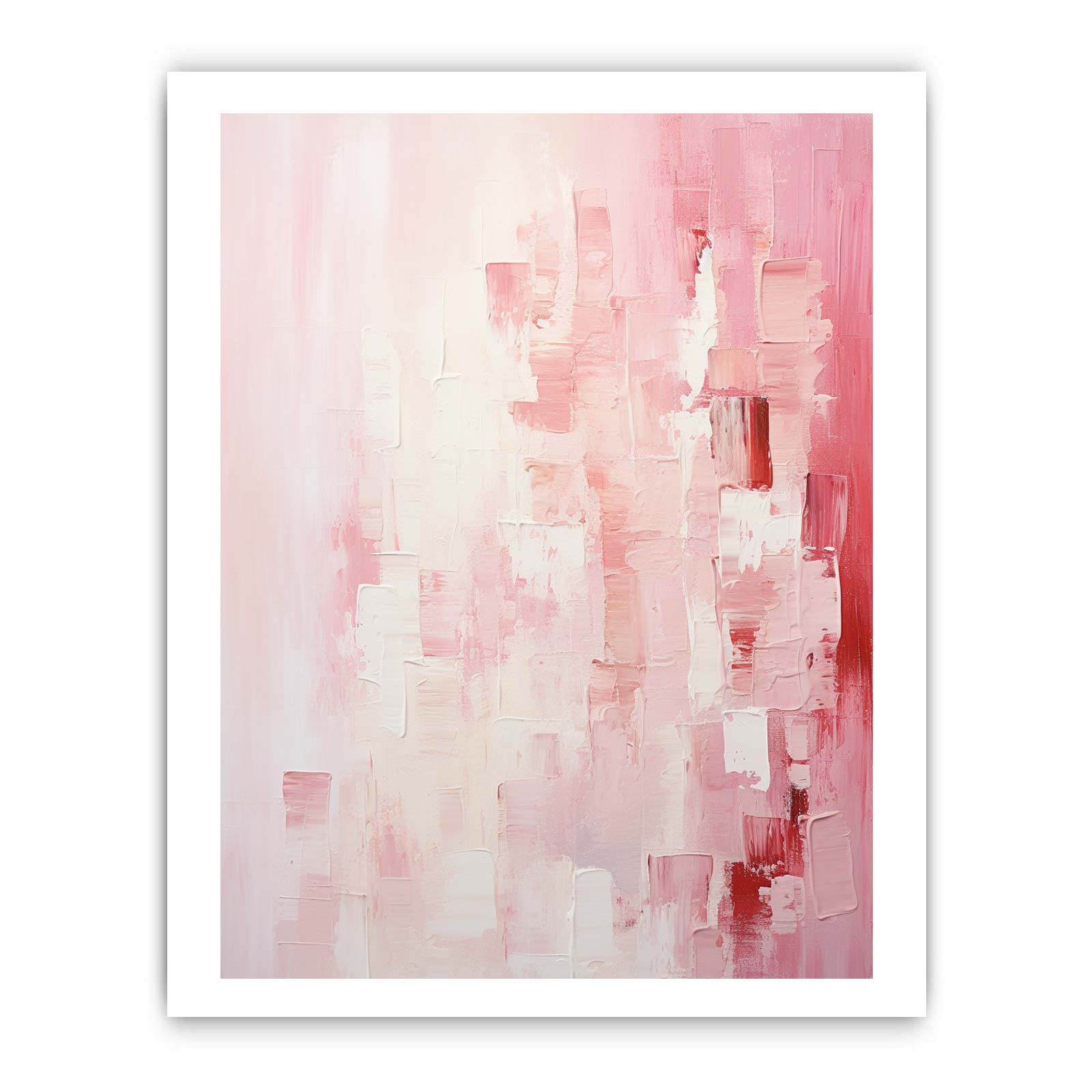 Abstract Pink Painting