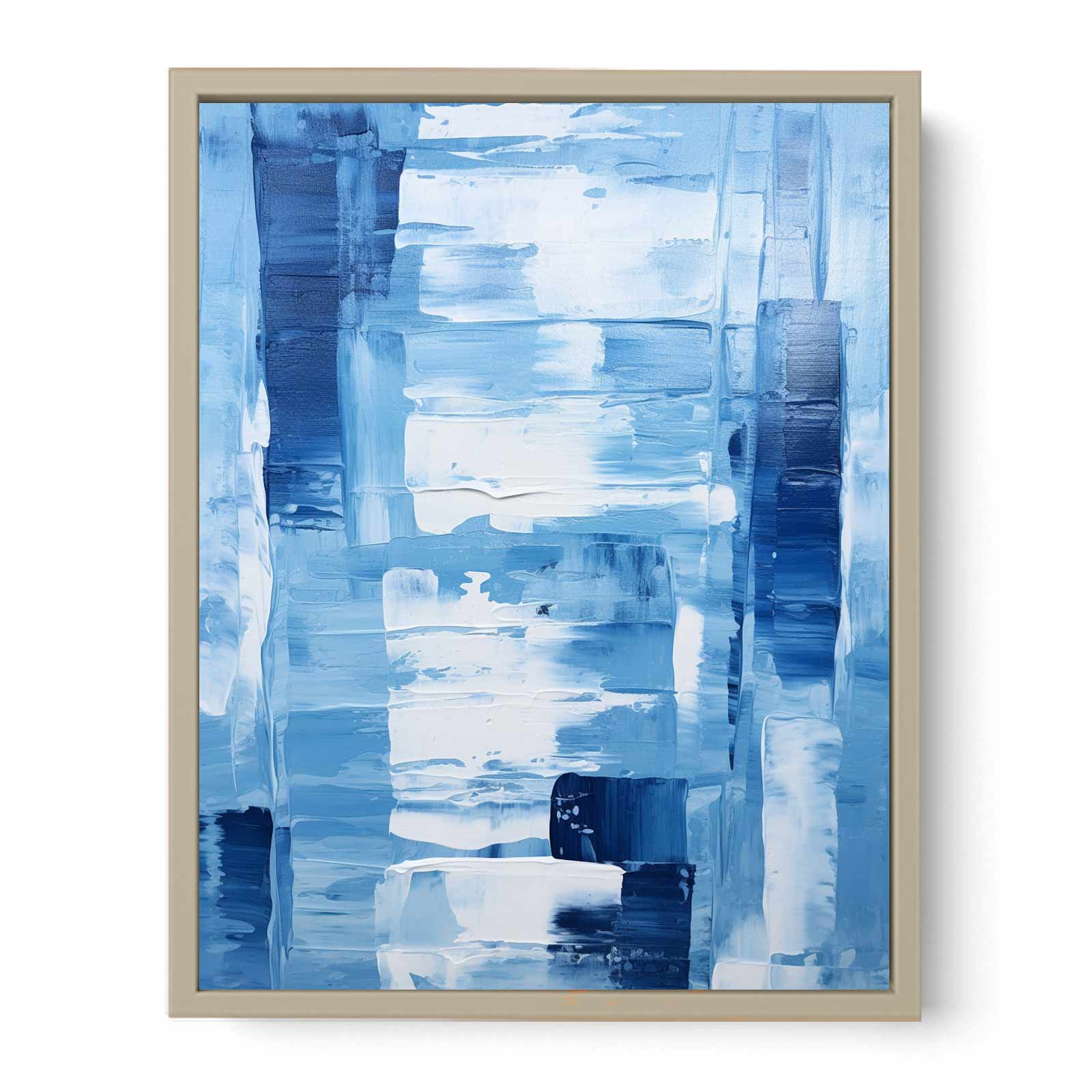 Blue  Abstract Art Painting