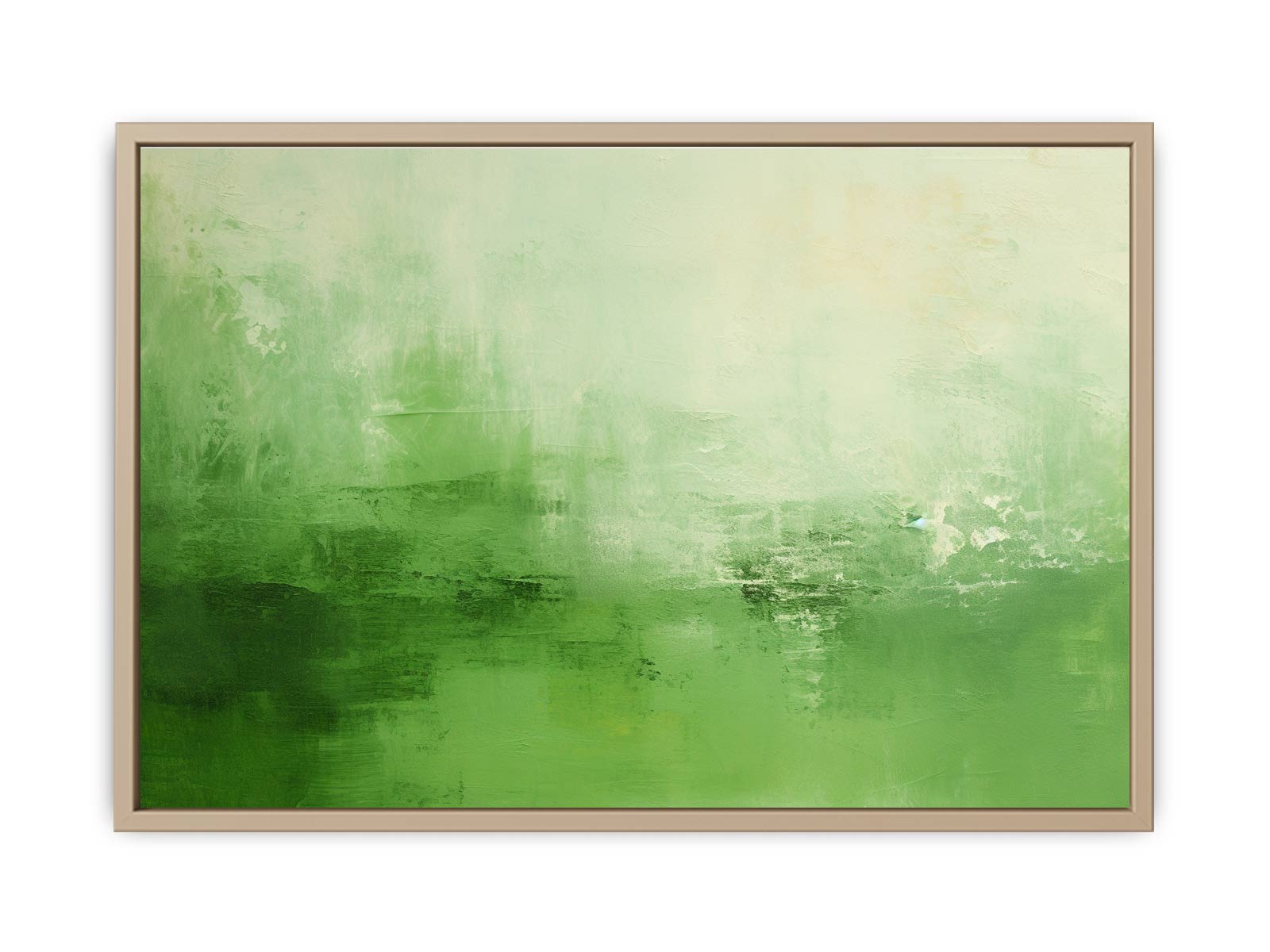 Green Abstract Painting