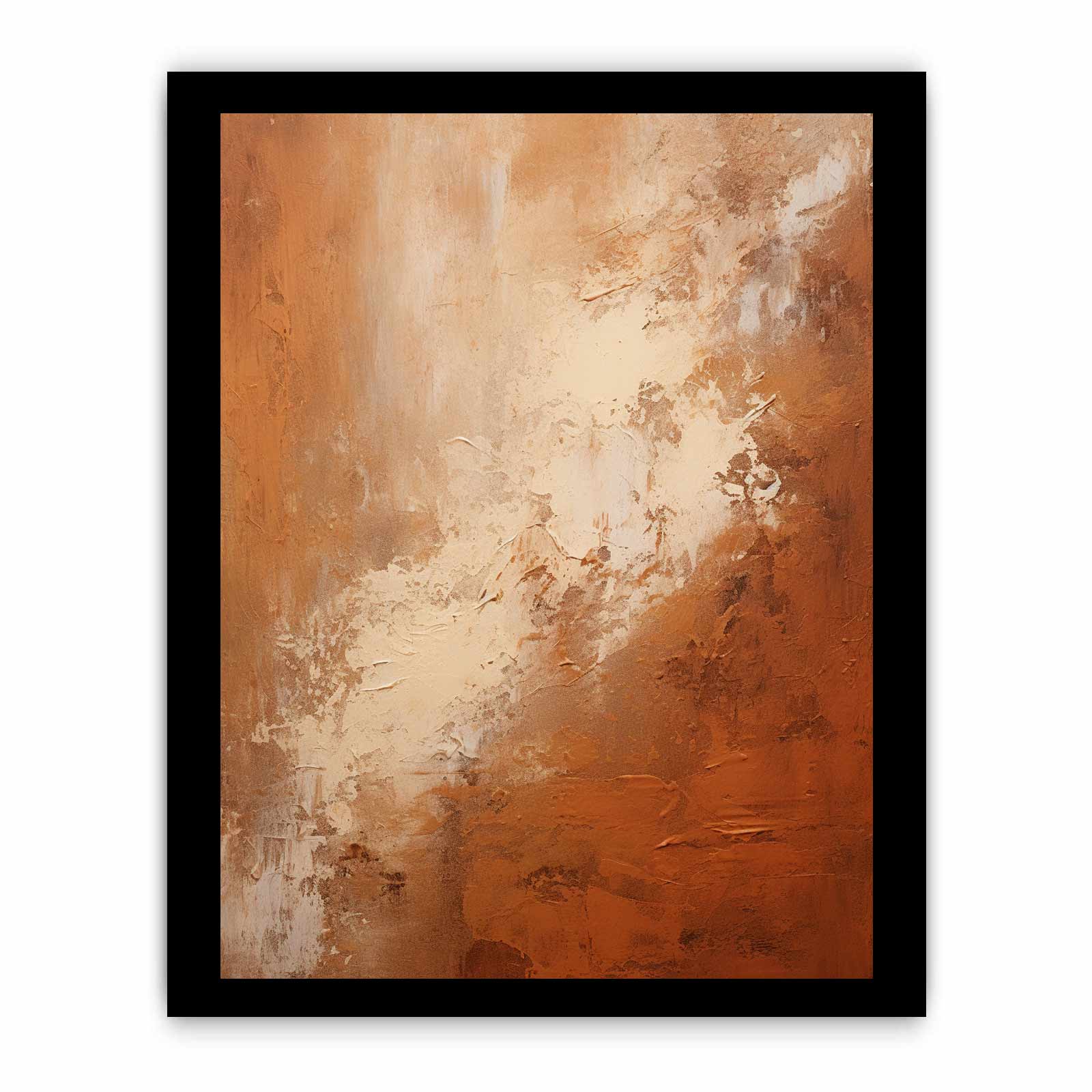 Abstract  Brown Painting