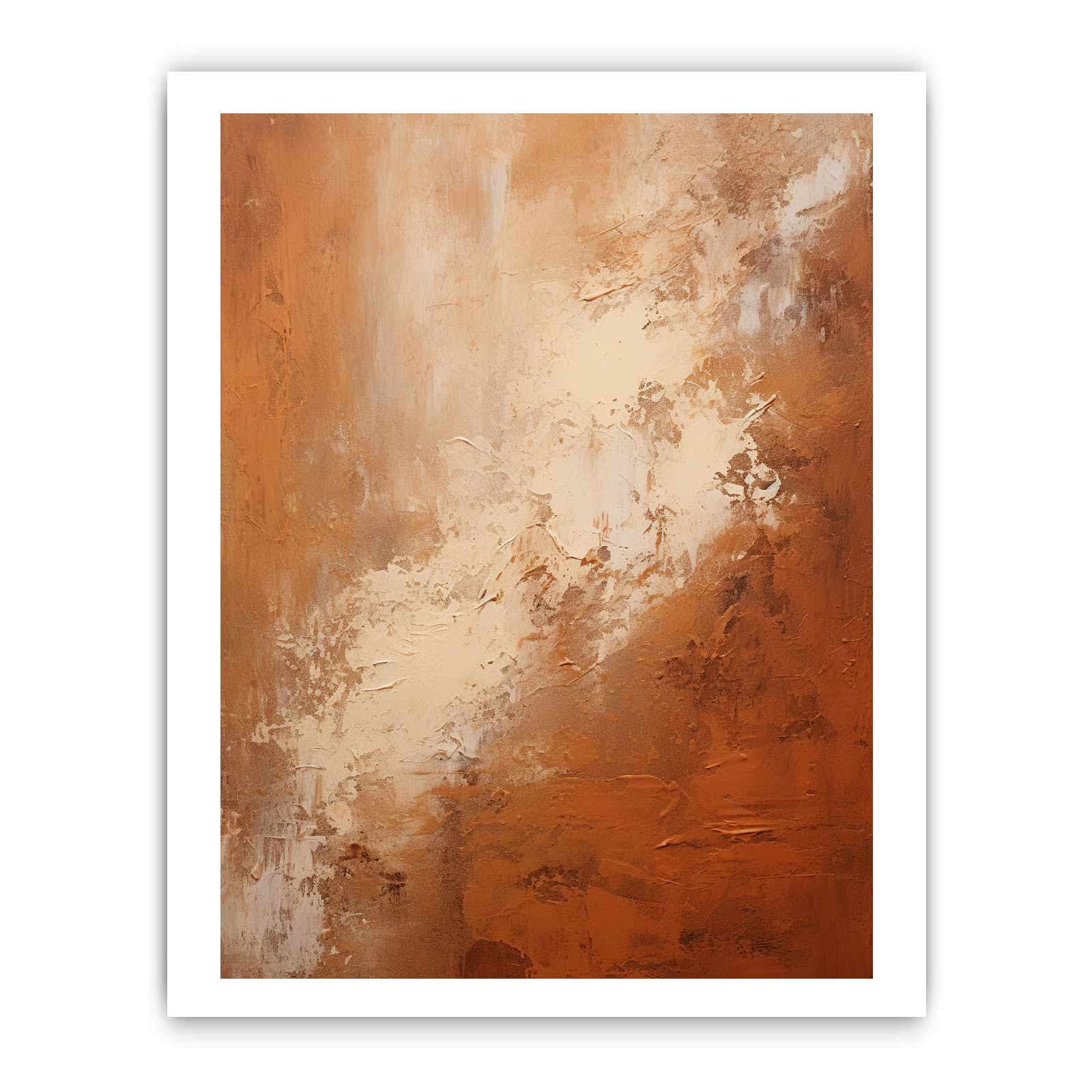 Abstract  Brown Painting