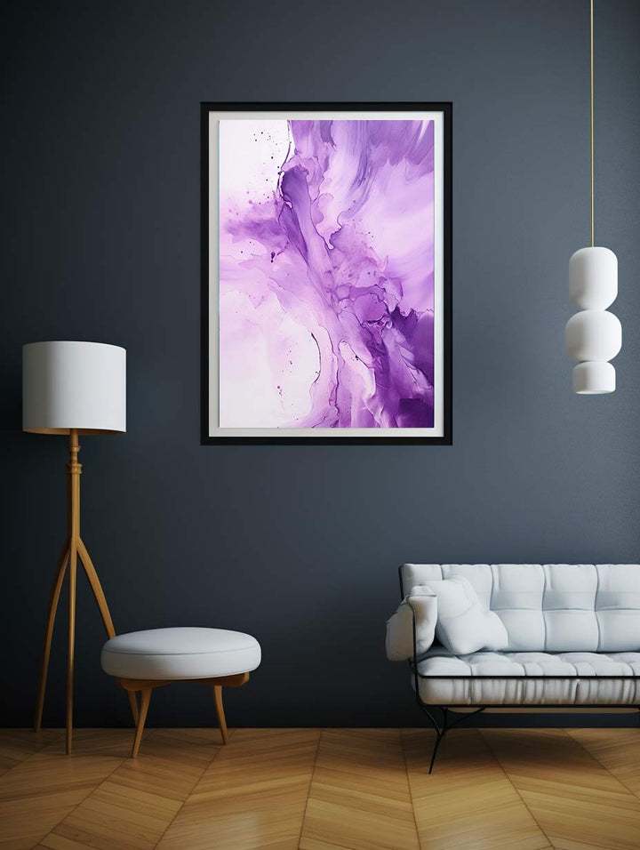Abstract Purple Painting
