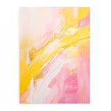 Abstract Pink And Yellow Painting artwork preview
